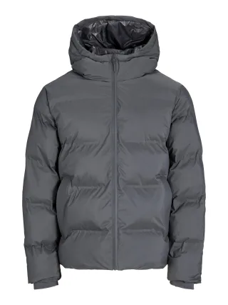 JACK&JONES - JJKAITO PUFFER JACKET LN JNR Asphalt - Gr. - 176