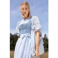 MarJo Dirndl Jeans Dirndl 2tlg. - NEBELBERG - himmelblau-eisblau