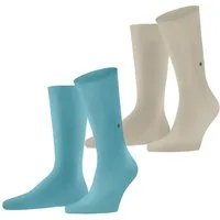 Burlington Socken Burlington Everyday 2-Pack Herren (2-Paar) aus weicher gekämmter Baumwolle