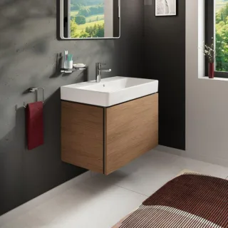hansgrohe Xilesa E Waschtischunterschrank 54259550 780x470mm, 1 Schubkasten, Eiche Kaschmir