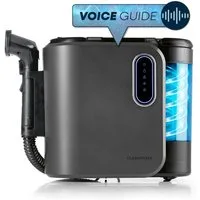 CLEANmaxx Teppichreinigungsgerät mit Dampffunktion 2000W und Voice Guide, 2000 W, Touchdisplay 4 Reinigungsmodi Matratze Teppich Boden Polster