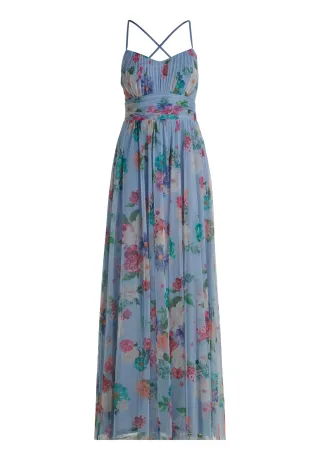 VM by Vera Mont - Abendkleid blue/rosé - Gr. - 32