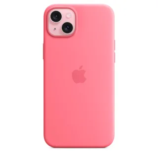 Apple iPhone 15 Plus Silikon Case mit MagSafe ? Pink | mwne3zm/a | Cover - Apple