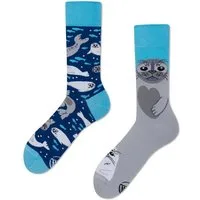 Many Mornings Freizeitsocken Many Mornings Save The Seals (1 Paar, 1-Paar, 1 Paar) immer ein dismatching Paar