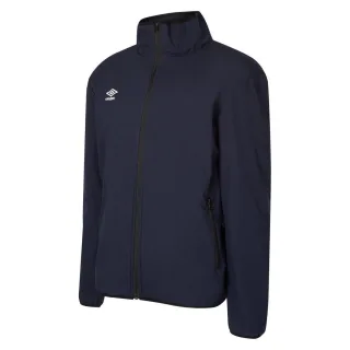 Umbro Mens Club Essential Bonded Jacket (Dunkelmarine/Weiß)