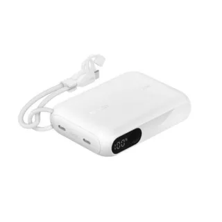 Belkin Powerbank mit Display 20W 10.000mAh USB-C weiß BPB027hqWH