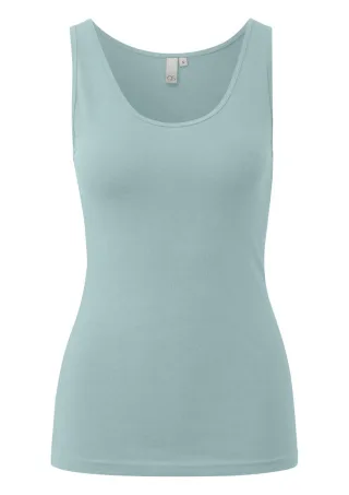 Q/S designed by - Elastisches Tanktop im Slim Fit blau - Gr. - XL