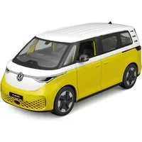 Maisto® Modellauto VW ID.Buzz (weiß-gelb), Maßstab 1:24, detailliertes Modell