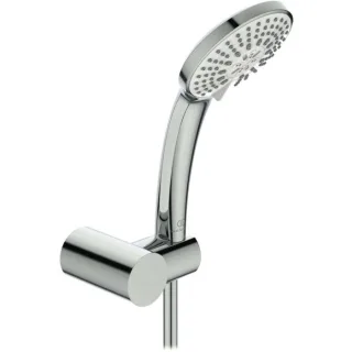 Ideal Standard Handbrause Set Idealrain B9452AA verchromt, M3, mit 3-Funktions-Handbrause