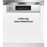 BEKO teilintegrierbarer Geschirrspüler BDSN36462XP, 8,5 l, 14 Maßgedecke, Sehr geräuscharm mit einer Lautstärke von bis zu 38 dB