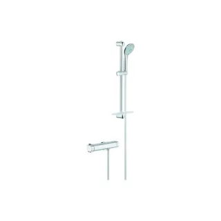 Grohe Grohtherm 2000 Brause-Thermostat 34195001 chrom, DN 15, mit Brausegarnitur