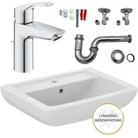 HGMBAD Waschbecken Waschtisch 60 cm Ideal Standard Komplett-Set (Pflegeleicht, Komplett-Set)