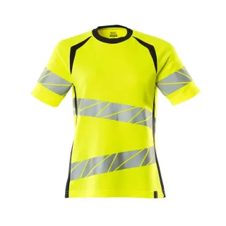 MASCOT Damen T-Shirt Hi-vis Gelb / Schwarzblau L - 19092-771-17010-LONE