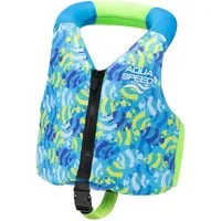 Aqua Speed Auftriebskörper Flytekraft Schwimmlernweste 19-30 kg Ocean Wave (Leichtes & schnelltrocknendes Design – ideal für den täglichen Gebrauch), Sicherer Halt durch anpassbare Gurte – ideal für Anfänger