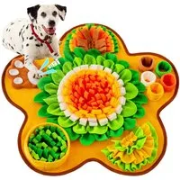 DoSilver Tier-Intelligenzspielzeug Schnüffelteppich Hund Schnüffelmatte Suchteppich Schnüffeldecke, Hundespielzeug Haustier-Schnüffelmatte für kleine und mittelgroße