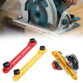 Electric Circular Saw Guide Woodworking Quick Positioning Guide Bracket Adjustable Cutting Machine Base for Precision Cu