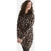 STOOKER WOMEN Midikleid KLARA mit Stehkragen Kleid Langarmkleid in Midi-Länge mit Stehkragen für Damen
