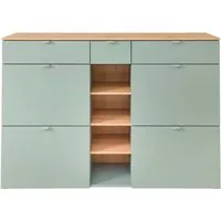Innostyle Schuhschrank Bari Schuhschrank mit Schubkästen, BxHxT 7148x103x38 cm (1-St) 4 Klappen, 12 Fächer, Softclose, ABS Kantenschutz