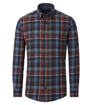 CASAMODA - Freizeithemd blau - Gr. - XL