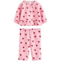Next Langarmshirt & Leggings Oberteil & Leggings, 2-teiliges Set (2-tlg)