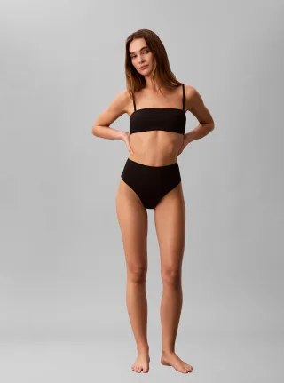 BANDEAU W STRAPS Black - Gr. - S
