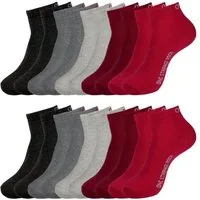 One Strange Rock Kurzsocken Quarter (10-Paar) mit Logoschriftzug am Bündchen und auf der Sohle