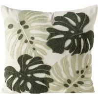 BOLTZE GRUPPE GmbH Dekokissen Verziertes Kissen mit einer Monstera DUBIA, 45 x 45 cm.