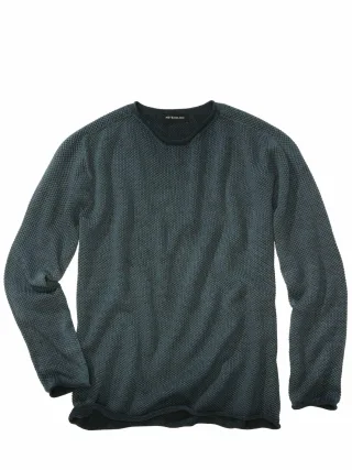 Mey & Edlich Herren Insider-Pullover Schwarz 100 % Baumwolle
