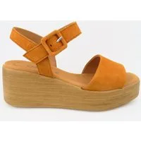 Gabor Samtchevreau cognac HOLZ Sandalette