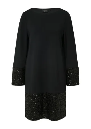 s.Oliver BLACK LABEL - Kleid schwarz - Gr. - 46