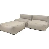osoltus Garten-Essgruppe osoltus Selma Premium Modular Lounge 3tlg. Axroma Olefin Taupe Beige