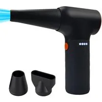 @tec Akku-Gebläse Akku Staubgebläse mit USB Schnellladung mit 6000mah Air Duster, 3-Gang-Einstellung, 6000mah Akku, 130000 U/min