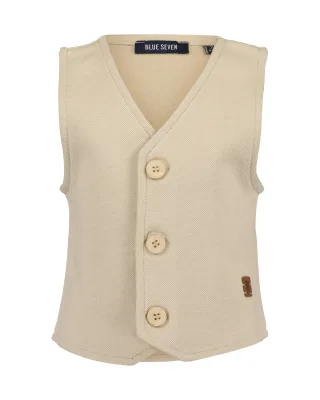 Blue Seven - Mini Kn Sweat-Weste beige - Gr. - 86