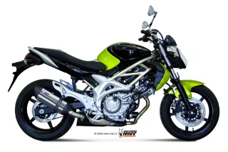 Sport Auspuff MIVV Suono Edelstahl Suzuki SFV 650 Gladius Bj. 2009-2015 Typ: CX1 / CX2 +ABE