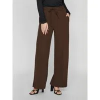 Vila Schlupfhose VICLUA HW WIDE PANTS-NOOS Materialmix