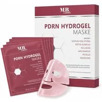 Medical Beauty Cosmetics Gesichtsmaske PDRN Hydrogel Maske mit Lachs DNA, Kollagen, Peptid Komplex, 5-tlg., Glass Skin Glow Effekt, mit Niacinamid & Rotalge