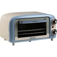 Mini-Backofen Vintage Blue weiß/hellblau, 800 Watt, 10 Liter