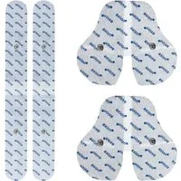 Axion Elektrodenpads passend zu Sanitas, Beurer - Rücken und Nacken, 3.5mm Druckknopf, 4 St.,selbstklebende TENS EMS Elektroden für TENS EMS Geräte