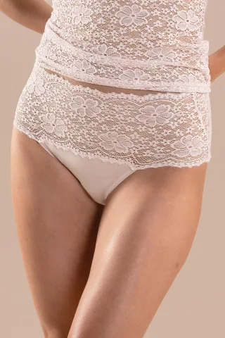 Nina von C. - Taillenslip Millefleurs voile de rose - Gr. - 38