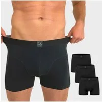 Sitztgut Boxershorts aus Baumwolle – Super Weich, Kratzfrei, Trocknergeeignet, Top Passform (Set, 3-St) Super Sitz dank 7-teiliger Schnitt statt 3-teilig, gekämmte Baumwolle