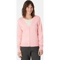 Les Lunes Strickjacke KATIIE Cardigan Fine Knit Feinstrick, leicht glänzend, V-Ausschnitt mit Knopfleiste
