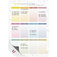 TOBJA Geburtstagskalender Magnetischer Geburtstagskalender A4, Jahresunabhängig & abwischbar - Immerwährender Kalender