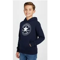 Converse Kapuzensweatshirt für Kinder mit farblich passender Fütterung, in bedruckter oder unifarbener Optik