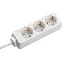 Bachmann SELLY Steckdosenleiste 3x Schutzkontakt Steckdosenleiste (Kabellänge 1.5 m), 387.270S