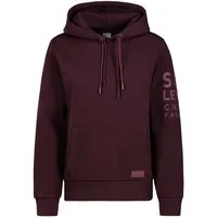 SUBLEVEL Hoodie Moderner Schnitt mit Kapuze und Kordelzug für Damen Baumwolle Normal Fit ohne Kragen bedruckt atmungsaktiv