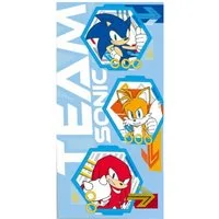 Sonic Badetücher Team Sonic the Hedgehog Strandtuch 70×140 cm – Badetuch, 100% Baumwolle (1-St)