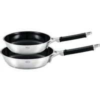 RÖSLE Bratpfanne Silence® Pro Bratpfannen-Set Keramik ProCeraPlus 2tlg. 24&28 cm