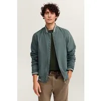 bugatti Collegejacke Regular Fit wasserabweisend trotz leicht perforiertem Oberstoff