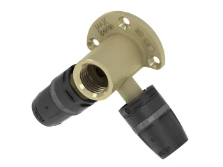 Tece logo-Push Doppelwandscheibe Dim. 16 x Rp 1/2" x 16, Siliziumbronze, 8723014 8723014
