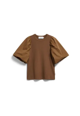 Armedangels - PUFF SLEEVE T-SHIRT - Gr. - L